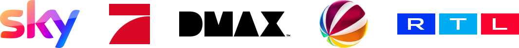 Sky, ProSieben, DMAX, Sat.1 und RTL