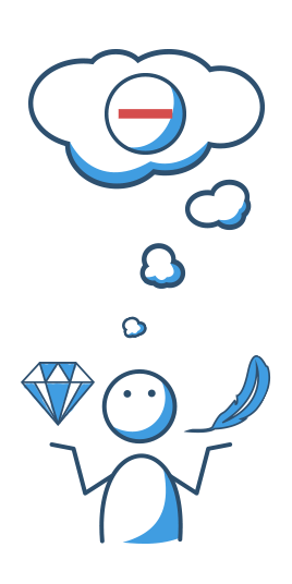 Wie unterscheiden sich weiche und harte Negativmerkmale?