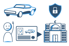 Gebrauchtwagen-Finanzierung über eine Bank