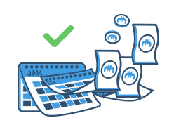 Tilgung innerhalb der Frist