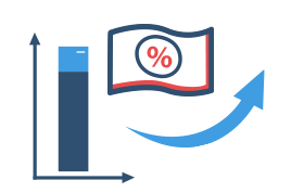 Der nominale Kredit Zinssatz